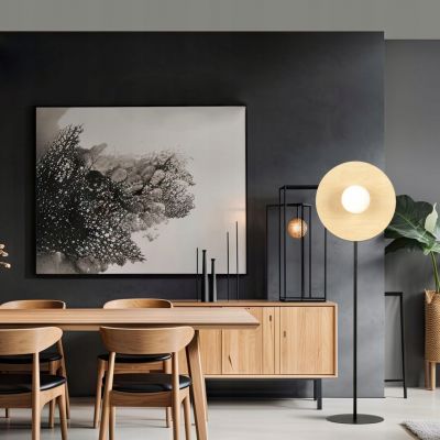 Emibig Lampa podłogowa SOHO LP1 OPAL E14 10W MAX LED 1303/LP1 (1303/LP1)